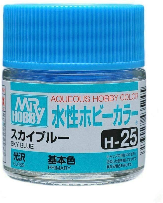 Supplies: Mr. Color Aqueous H25 (Gloss Sky Blue) 10ml