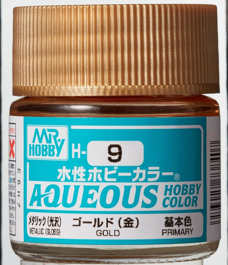 Supplies: Mr. Hobby Aqueos H9 (Metallic Gold) 10ml