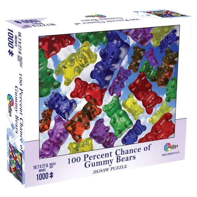 Puzzles: 100% Chance of Gummy Bears 1000pc