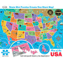 Puzzle: Map of the USA 850 pcs.
