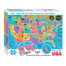 Puzzle: Map of the USA 850 pcs.