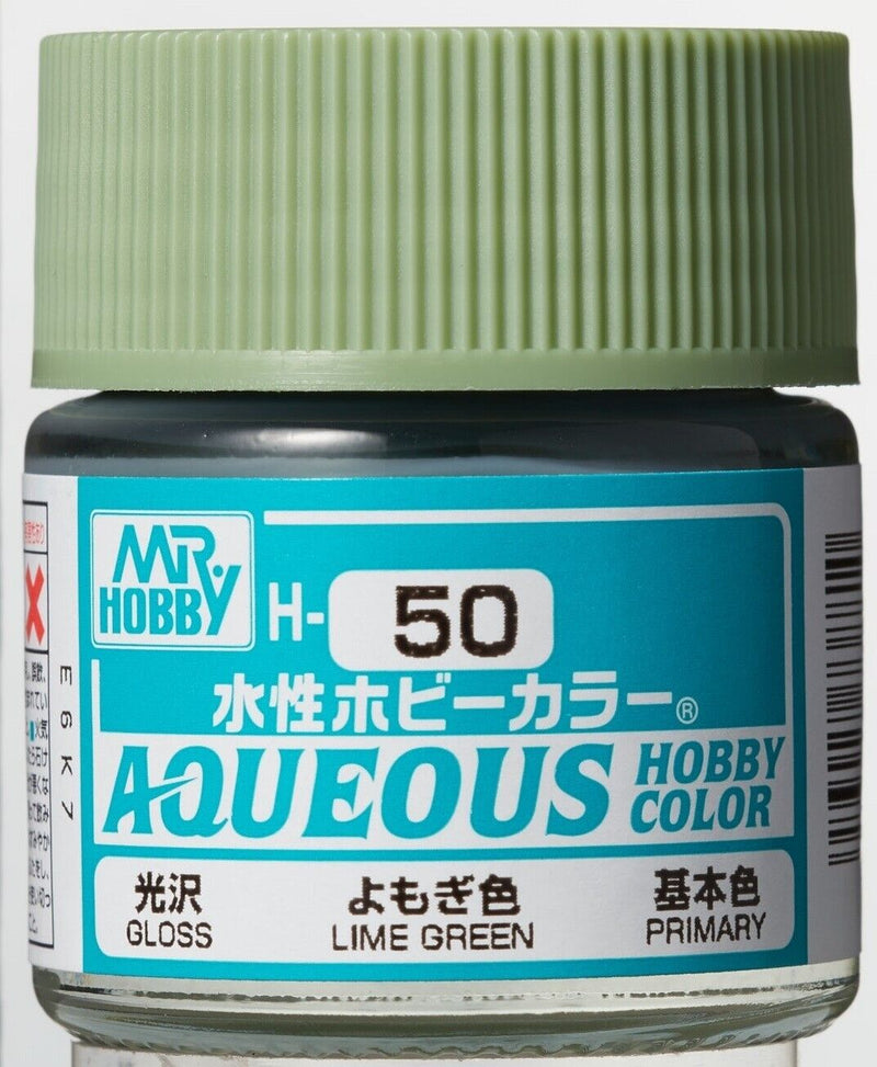 Supplies: Mr. Color Aqueous H50 (Gloss Lime Green) 10ml