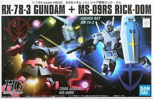 Gundam HGUC: RX-78-3 + MS-09RS Rick -Dom 1/144